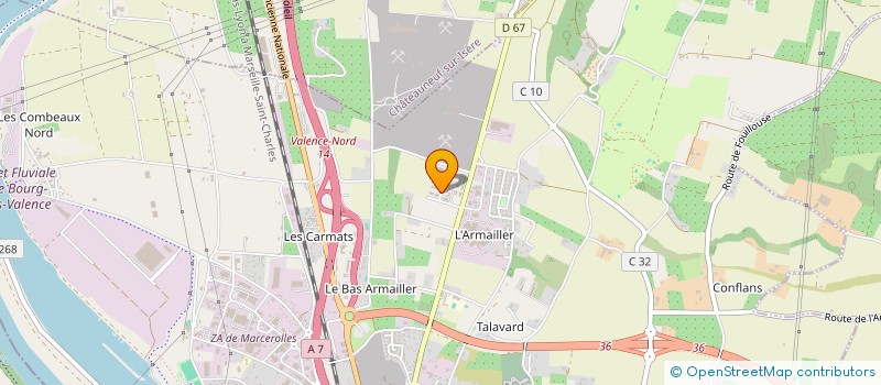 localisation de l'entreprise LAMOTTE WILLIAM  BOURG LES VALENCE