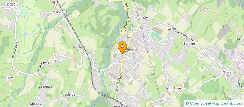 localisation de l'entreprise LAMOUILLE FRANCOIS ET FILS à REIGNIER-ESERY