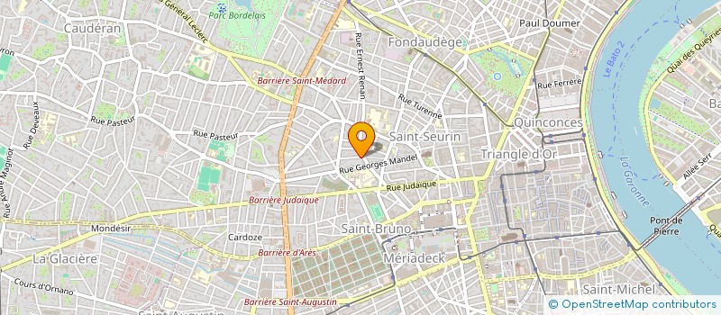 localisation de l'entreprise LAMOULIERE CONSEIL  BORDEAUX