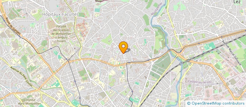 localisation de l'entreprise LAMOUR à MONTPELLIER
