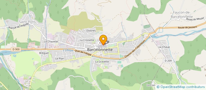 localisation de l'entreprise LAMOUR TURQUET à BARCELONNETTE