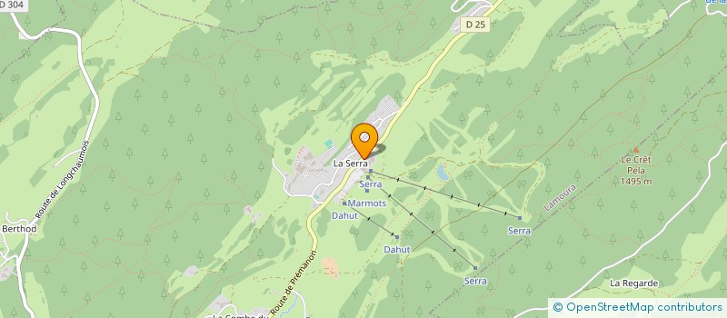 localisation de l'entreprise LAMOURA  LAMOURA