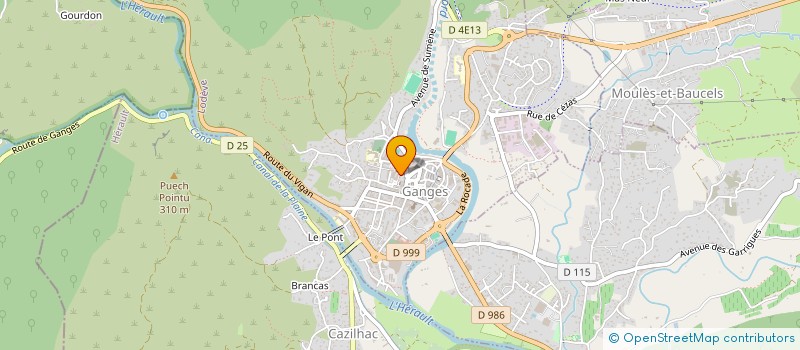 localisation de l'entreprise LAMOURE  MOULES-ET-BAUCELS