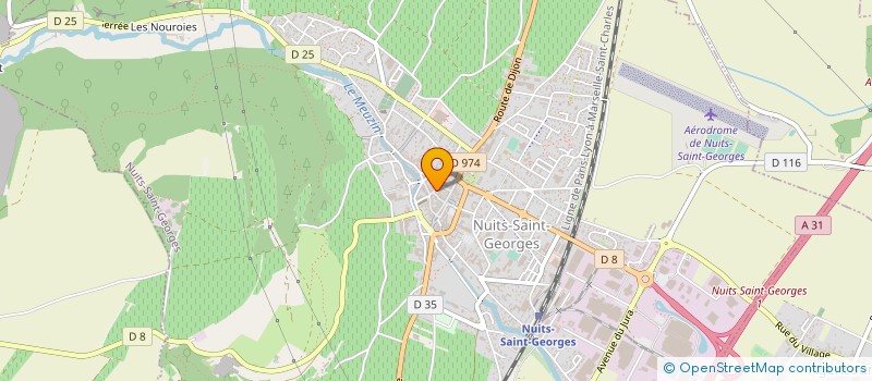 localisation de l'entreprise LAMOURE ET LEFILS à NUITS-SAINT-GEORGES