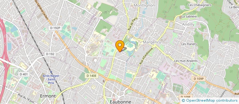 localisation de l'entreprise LAMOURET-DIAZ à EAUBONNE