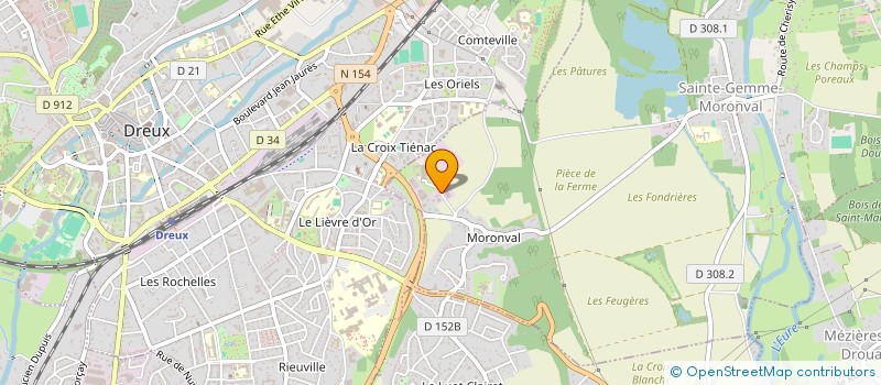 localisation de l'entreprise LAMOUREUX à SAINTE-GEMME-MORONVAL