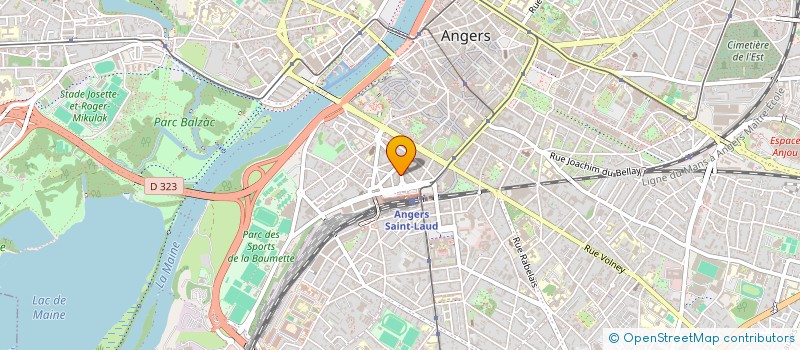 localisation de l'entreprise LAMOUREUX à ANGERS