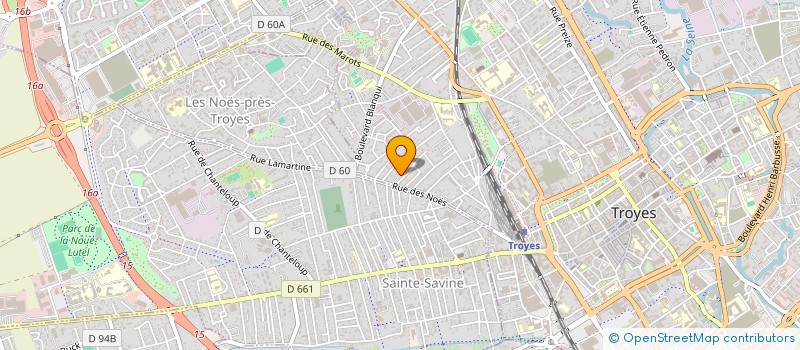 localisation de l'entreprise LAMOUREUX AURELIE SARL à TROYES