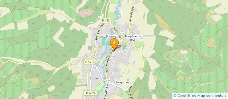 localisation de l'entreprise LAMOUREUX JEAN-JACQUES à LES RICEYS