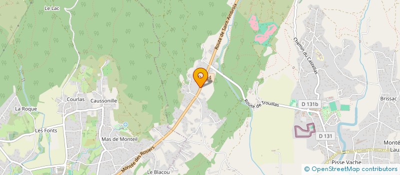 localisation de l'entreprise LAMOURIER  ROUSSON