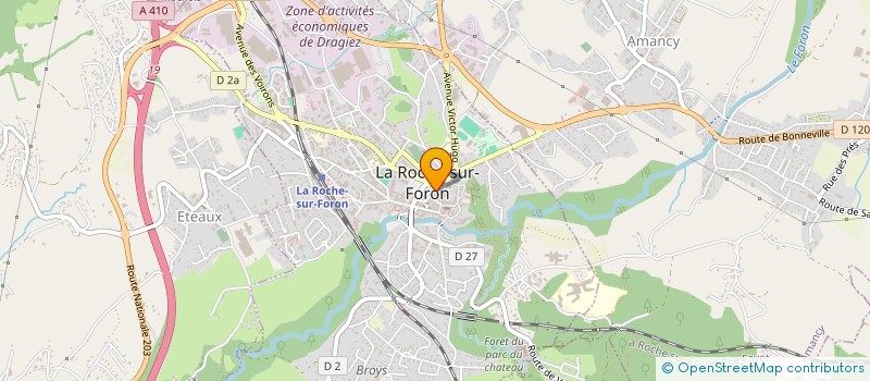 localisation de l'entreprise LAMOURY ET FILS à LA ROCHE SUR FORON