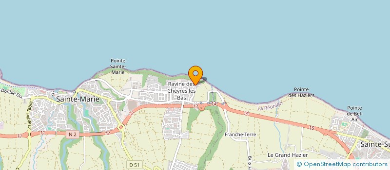 localisation de l'entreprise LAMP ARCHITECTES  SAINTE-MARIE