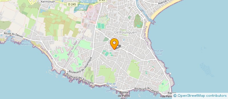 localisation de l'entreprise LAMP FALL  LE POULIGUEN