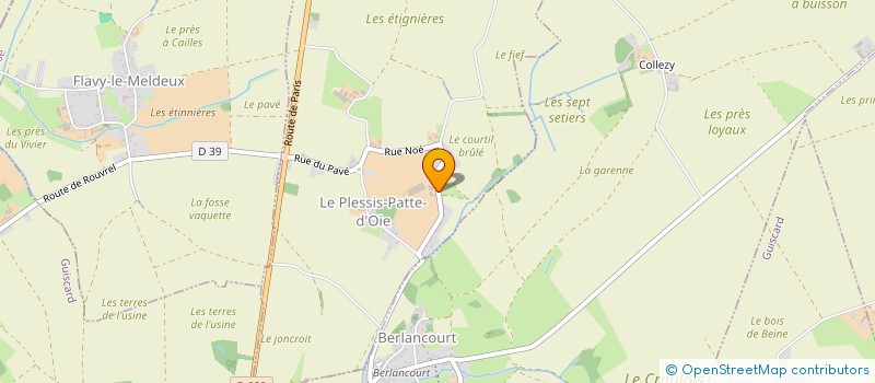 localisation de l'entreprise LAMPAERT CONSEIL  LE PLESSIS-PATTE-D'OIE