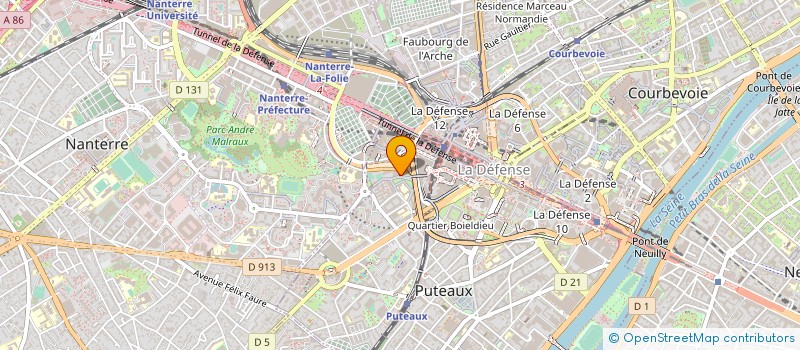 localisation de l'entreprise LAMPAR à PUTEAUX
