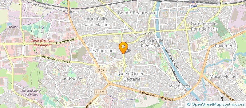 localisation de l'entreprise LAMPARO à LAVAL