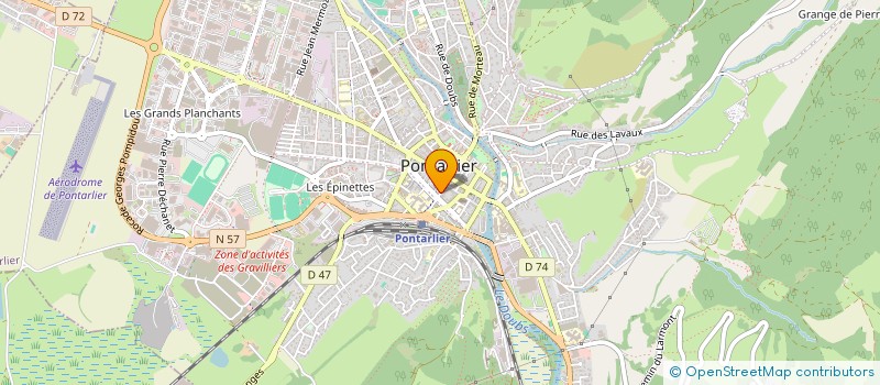 localisation de l'entreprise LAMPERT ANOUK à PONTARLIER