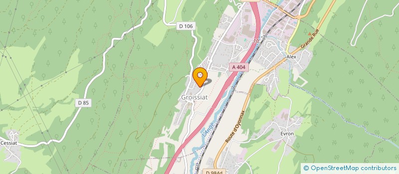 localisation de l'entreprise LAMPERTICO RENO à GROISSIAT