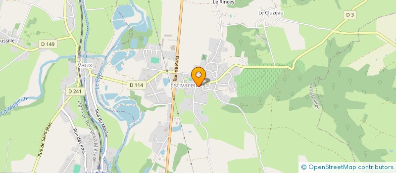 localisation de l'entreprise LAMPIER  ESTIVAREILLES