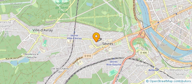 localisation de l'entreprise LAMPIONS STUDIO  SEVRES