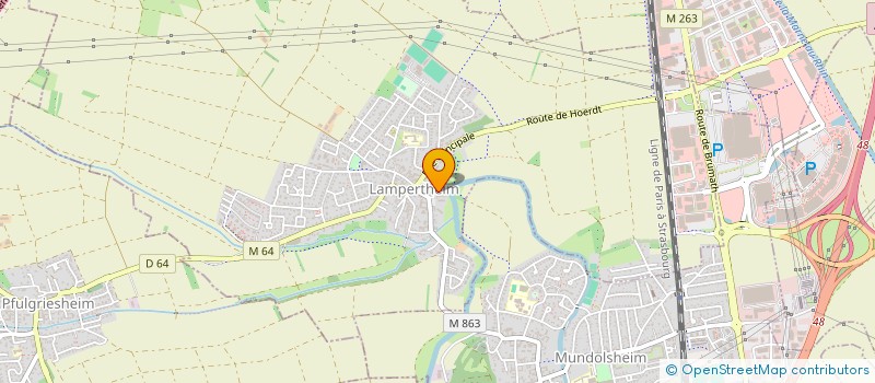 localisation de l'entreprise LAMPREST  LAMPERTHEIM