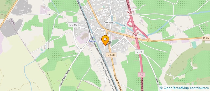 localisation de l'entreprise LAMPRIEN PROVENCE à SENAS