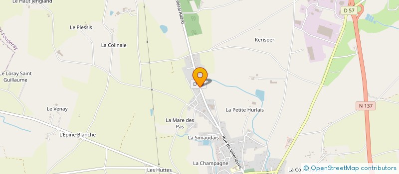 localisation de l'entreprise LAMPRIER CONSTRUCTIONS à GRAND-FOUGERAY