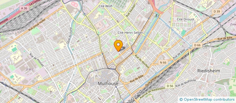 localisation de l'entreprise LAMRISOL  MULHOUSE