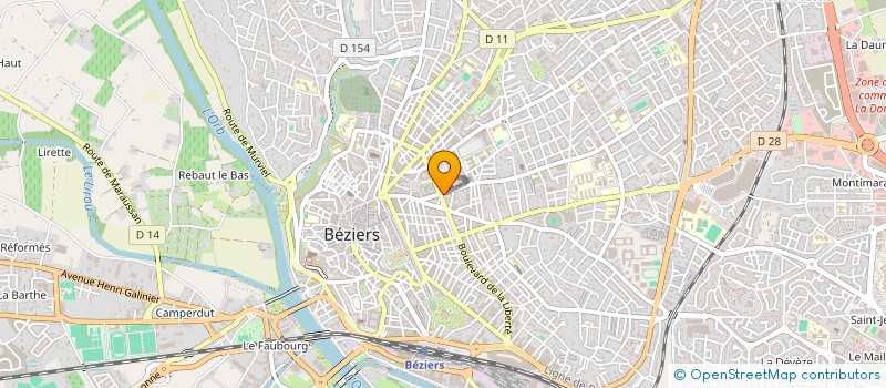 localisation de l'entreprise LAMRISS FACADES  BEZIERS