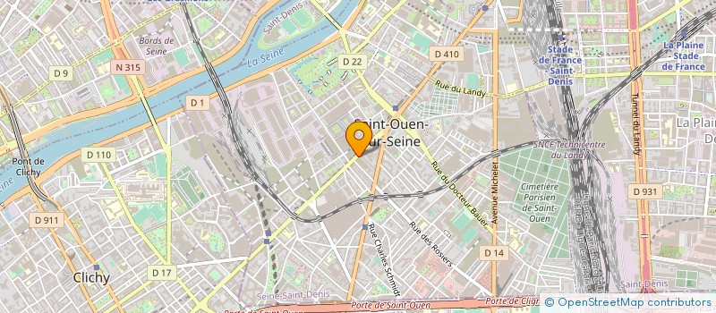 localisation de l'entreprise LAMS à SAINT-OUEN-SUR-SEINE