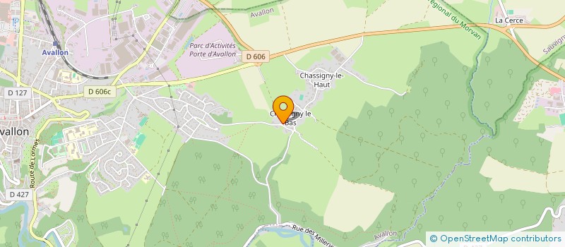 localisation de l'entreprise LAMS ELECTRO à AVALLON