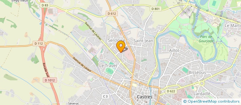 localisation de l'entreprise LAMSAL  CASTRES