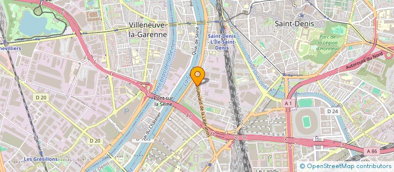 localisation de l'entreprise LAMTRANS à SAINT-DENIS