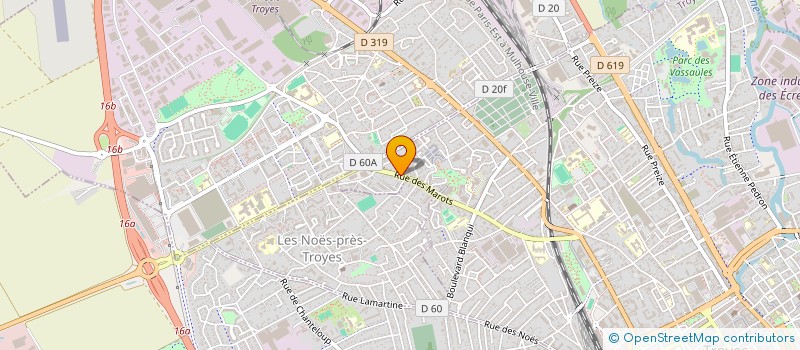 localisation de l'entreprise LAMU à TROYES