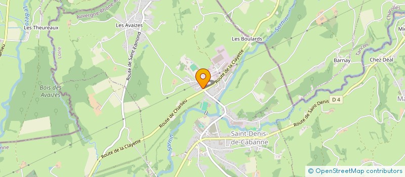 localisation de l'entreprise LAMURE à SAINT-DENIS-DE-CABANNE