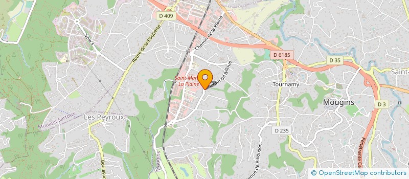 localisation de l'entreprise LAMURE INVEST à MOUGINS