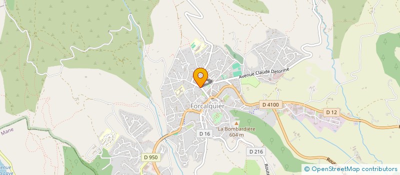 localisation de l'entreprise LAMURE PROVENCE COMMERCE à FORCALQUIER