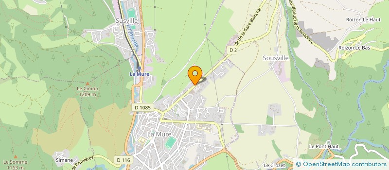 localisation de l'entreprise LAMUREDIS à LA MURE