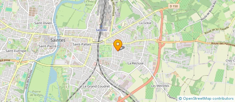 localisation de l'entreprise LAMVAL IMMOBILIER  SAINTES