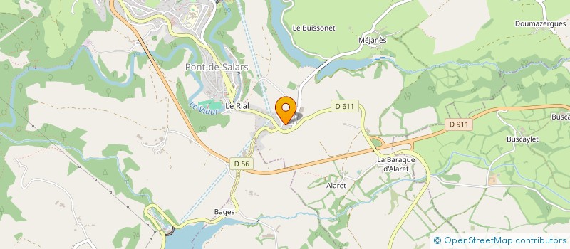 localisation de l'entreprise LAMY  PONT-DE-SALARS