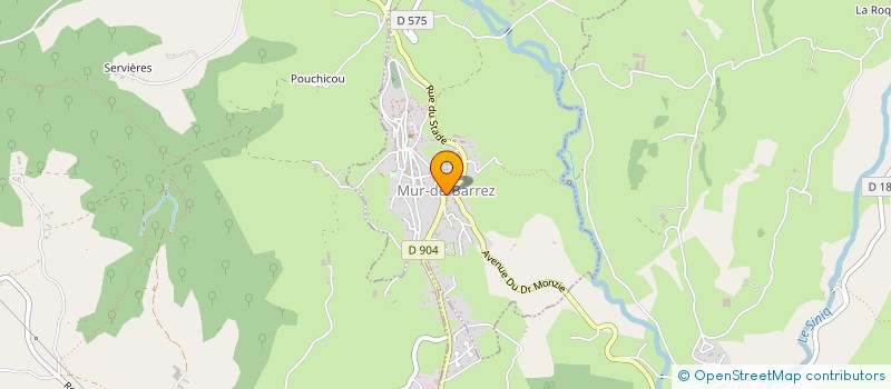 localisation de l'entreprise LAMY  MUR-DE-BARREZ