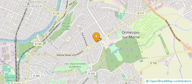 localisation de l'entreprise LAMY  ORMESSON-SUR-MARNE