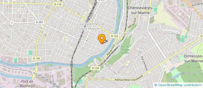 localisation de l'entreprise LAMY à SAINT-MAUR-DES-FOSSES