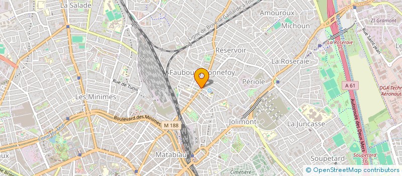 localisation de l'entreprise LAMY ACTION IMMOBILIER  TOULOUSE