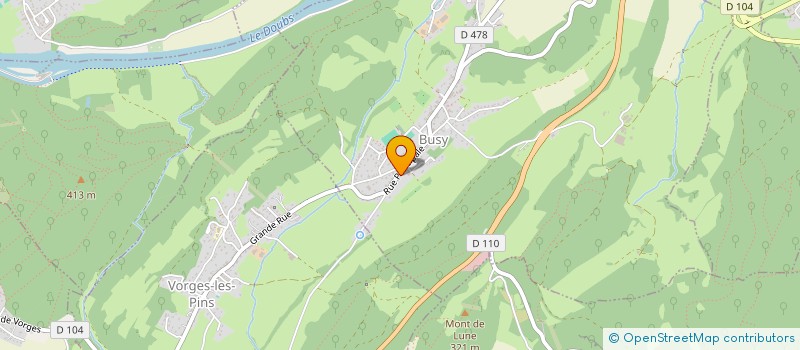 localisation de l'entreprise LAMY-AU-ROUSSEAU  BUSY