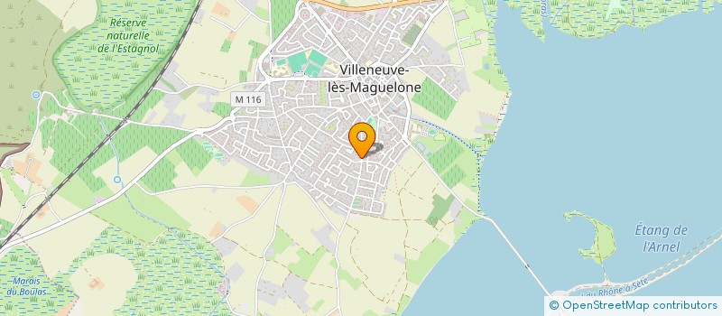 localisation de l'entreprise LAMY-CASM  VILLENEUVE-LES-MAGUELONE