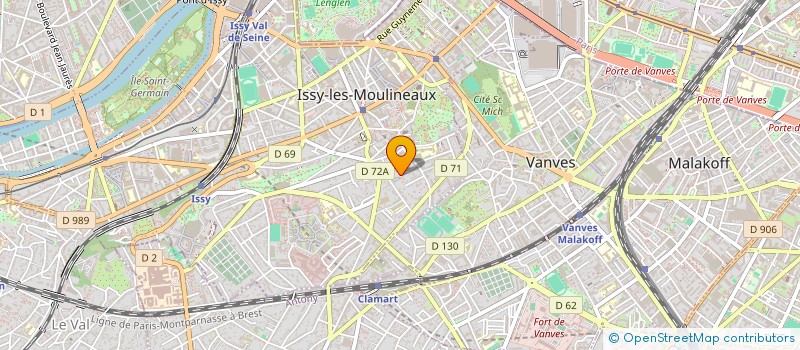 localisation de l'entreprise LAMY CENSIER à ISSY-LES-MOULINEAUX