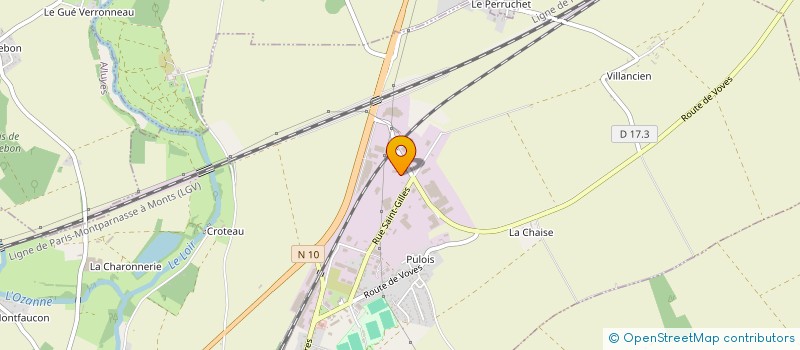 localisation de l'entreprise LAMY DIVISION METALLERIE à BONNEVAL