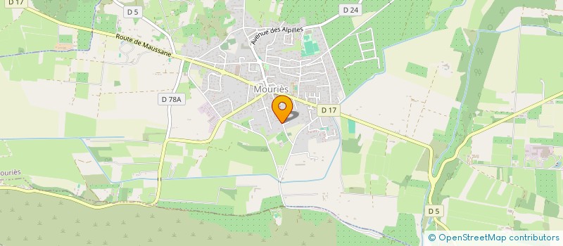 localisation de l'entreprise LAMY FAMILY  MOURIES