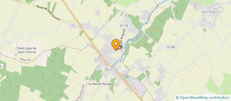 localisation de l'entreprise LAMY FRANCE  BEURLAY